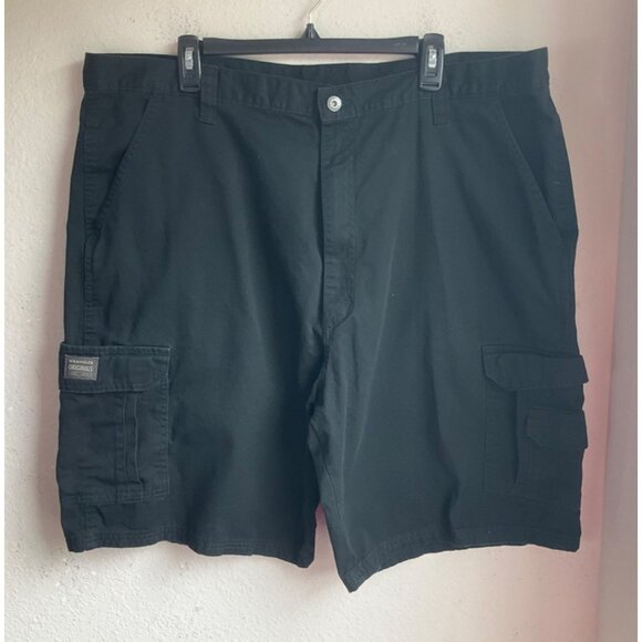 Wrangler Other - Wrangler Men's Size 42 Cargo Shorts Baggy Black Cotton